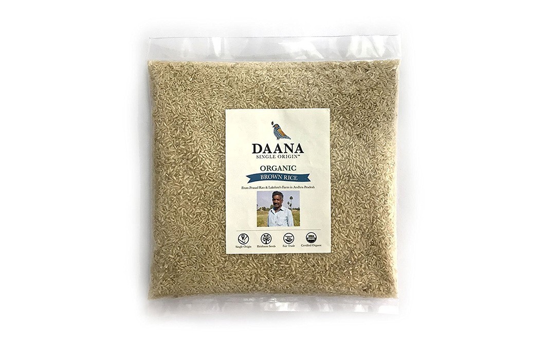 Daana Organic Brown Rice    Pack  2 kilogram